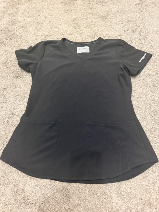 Skechers Tops - Sketchers by Barco Black Scrub Top